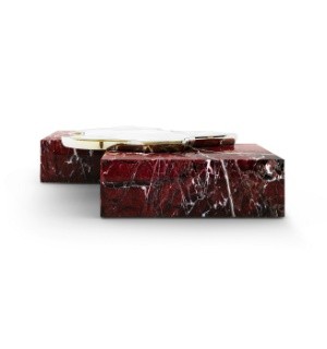 Navarra Rosso Levanto and Carrara Marble