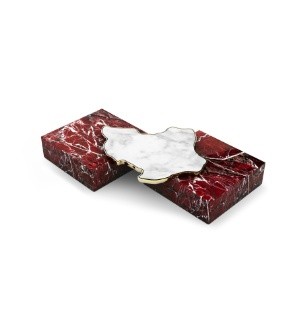 Navarra Rosso Levanto and Carrara Marble