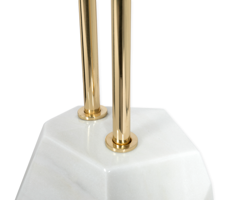 Diamond Carrara Marble Towel Rack mobile image 5