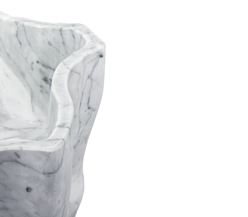 Eden White Marble Freestand mobile image 4