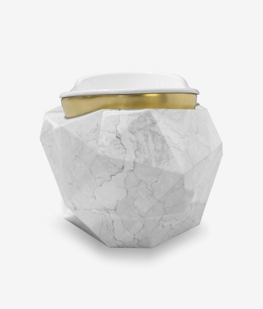 diamond carrara faux-marble