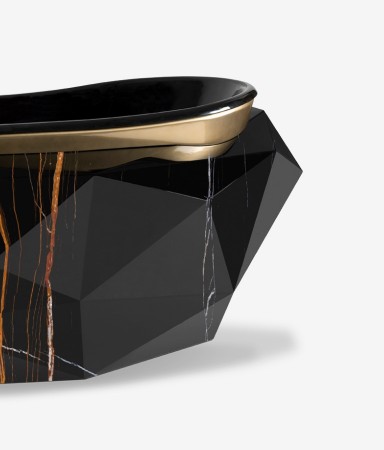 diamond sahara noir faux-marble