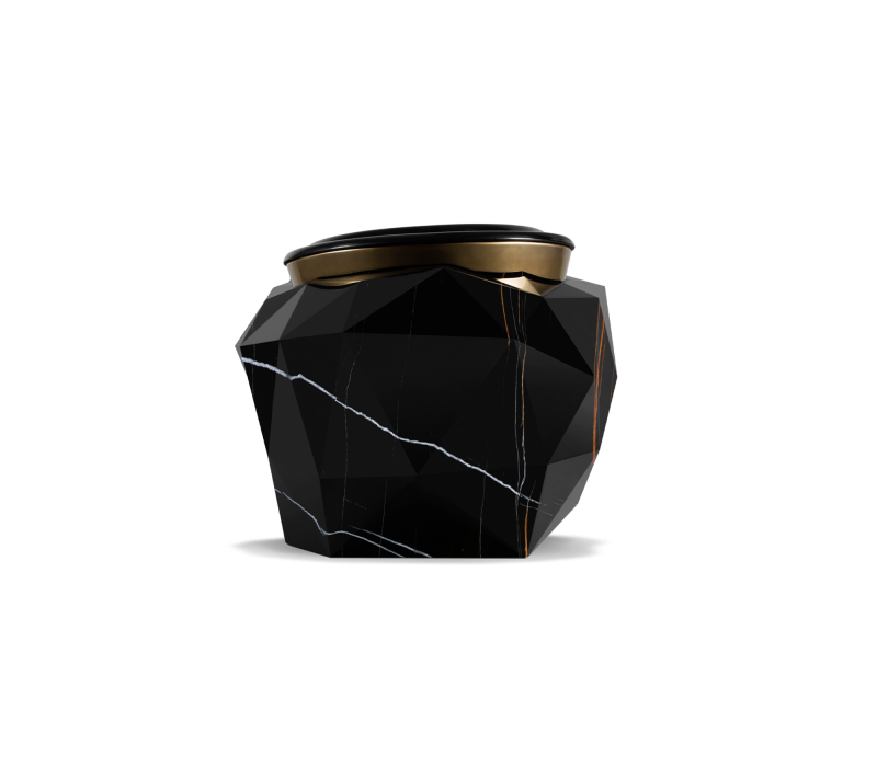 Diamond Sahara Noir Faux-marble Bathtub mobile image 3