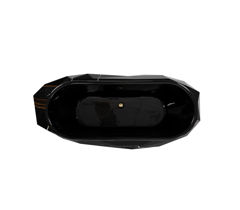 Diamond Sahara Noir Faux-marble Bathtub mobile image 4