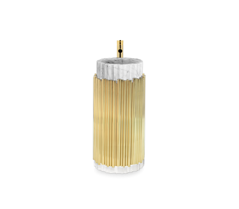Symphony Carrara Marble Freestand mobile image 1