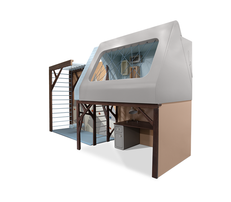 Mogli Playhouse Bed And Gym Bed mobile image 4