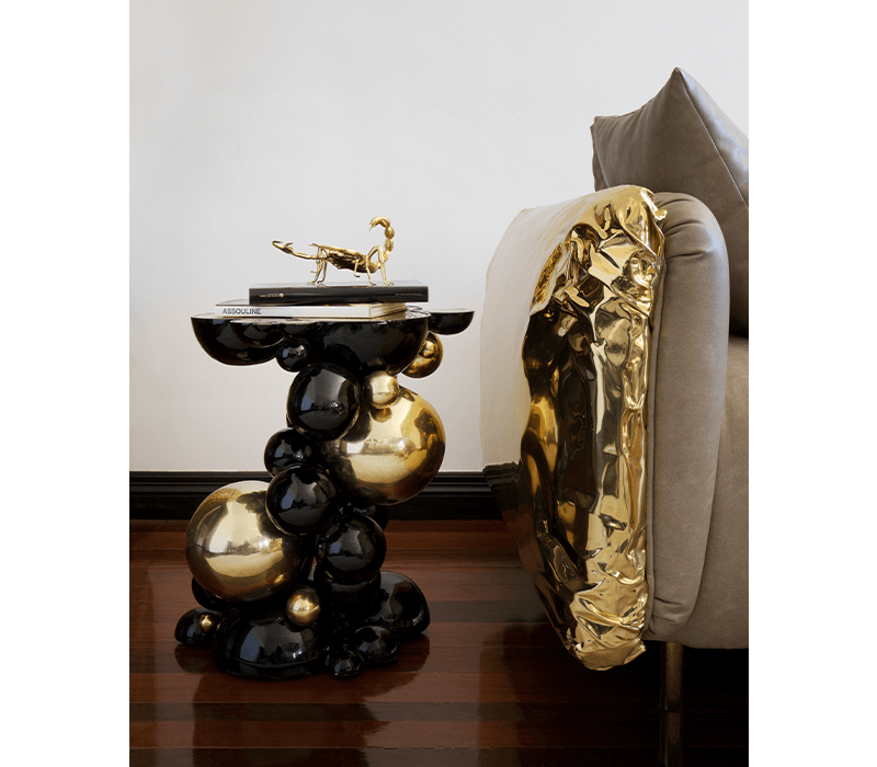 Newton Aluminium Top Side Table mobile image 8