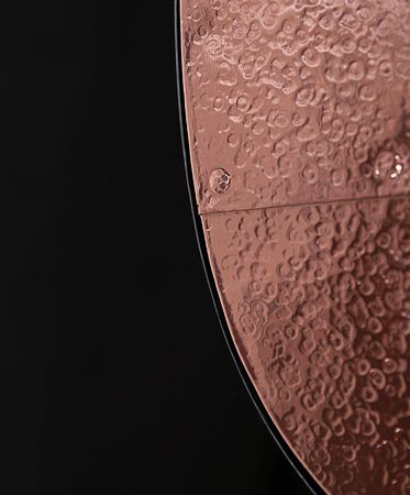 wave hammered copper