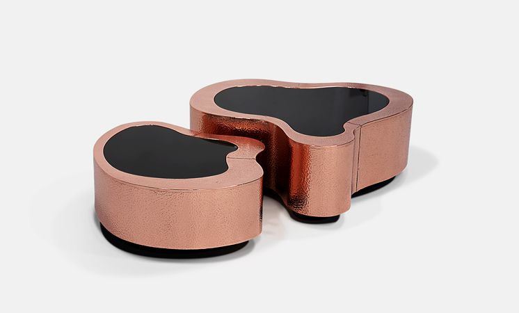 wave hammered copper