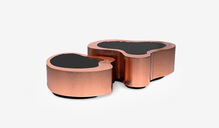 wave hammered copper