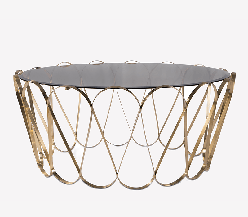 Aquarius Gold Center Table mobile image 1