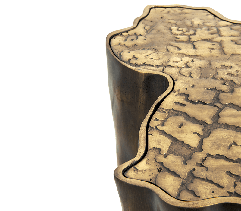 Eden Patina Side Table mobile image 4