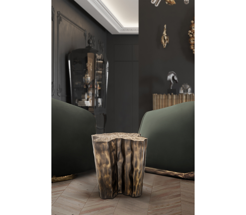 Eden Patina Side Table mobile image 5