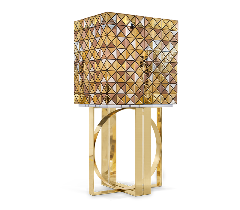 Pixel Anodized Gold Cabinet mobile image 1