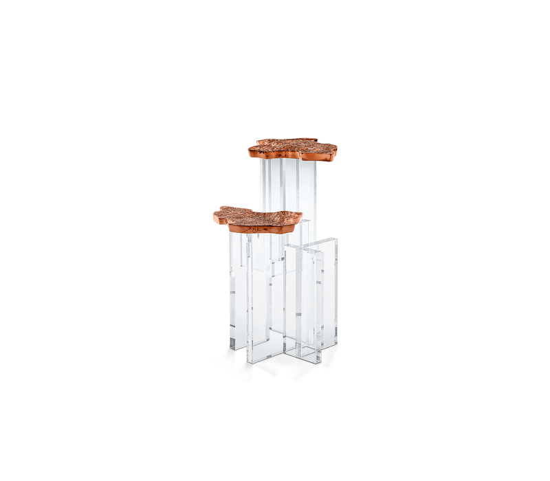 Monet Copper Side Table mobile image 1