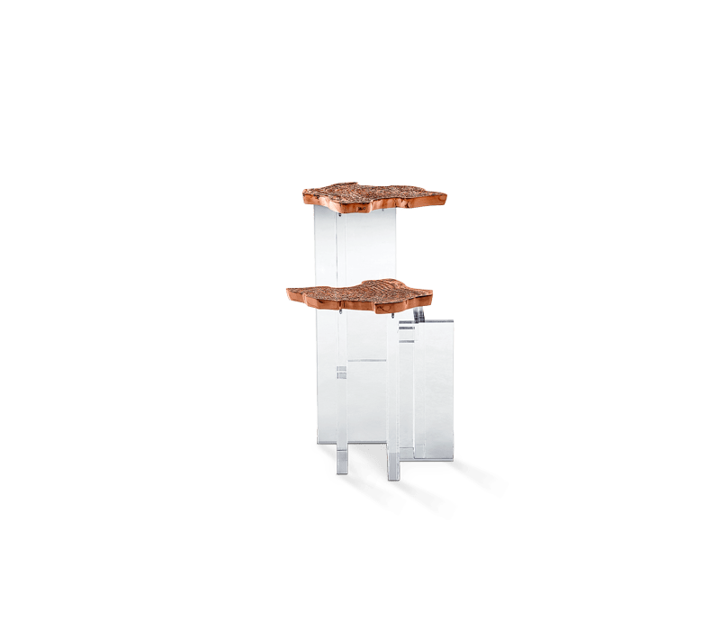 Monet Copper Side Table mobile image 2