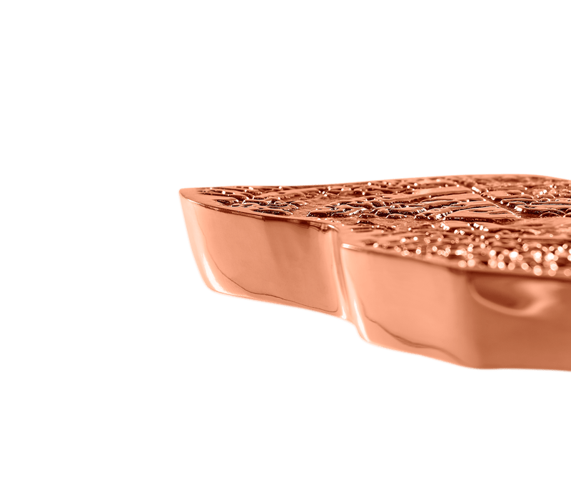 Monet Copper Side Table mobile image 5