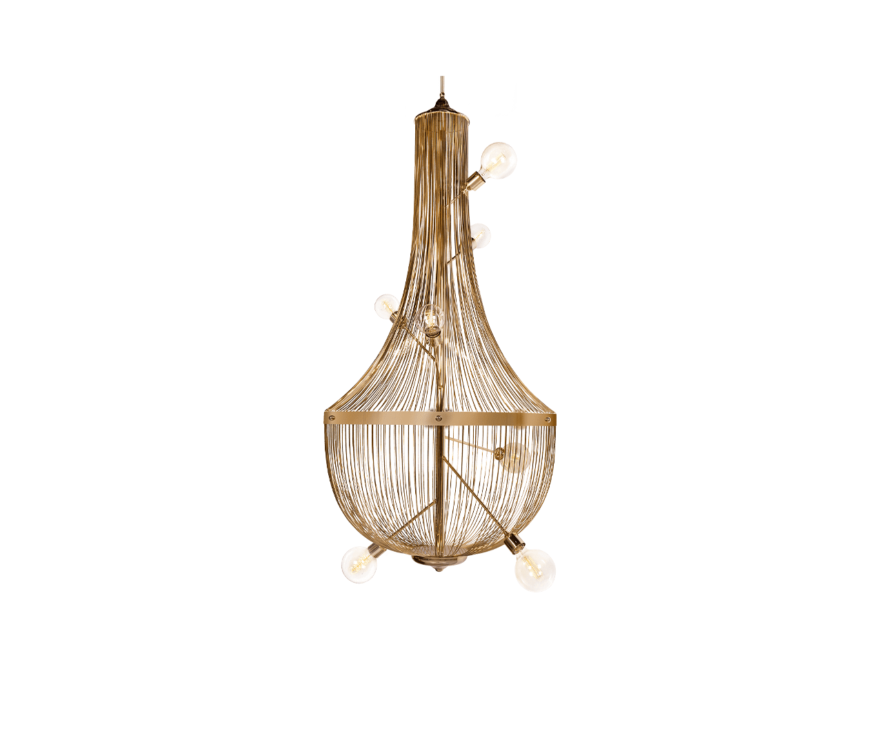 Contemporary l chandelier by Boca do Lobo
