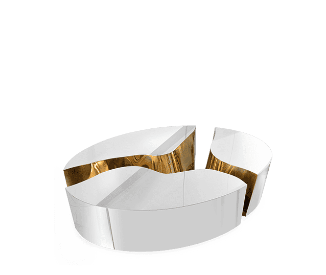 Contemporary lapiaz oval by Boca do Lobo