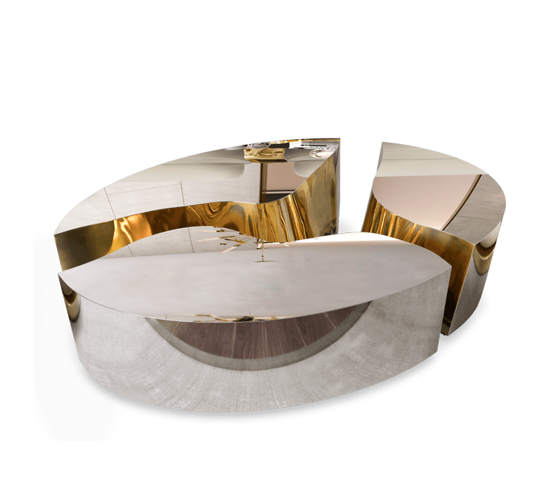 Lapiaz Oval Center Table mobile image 4