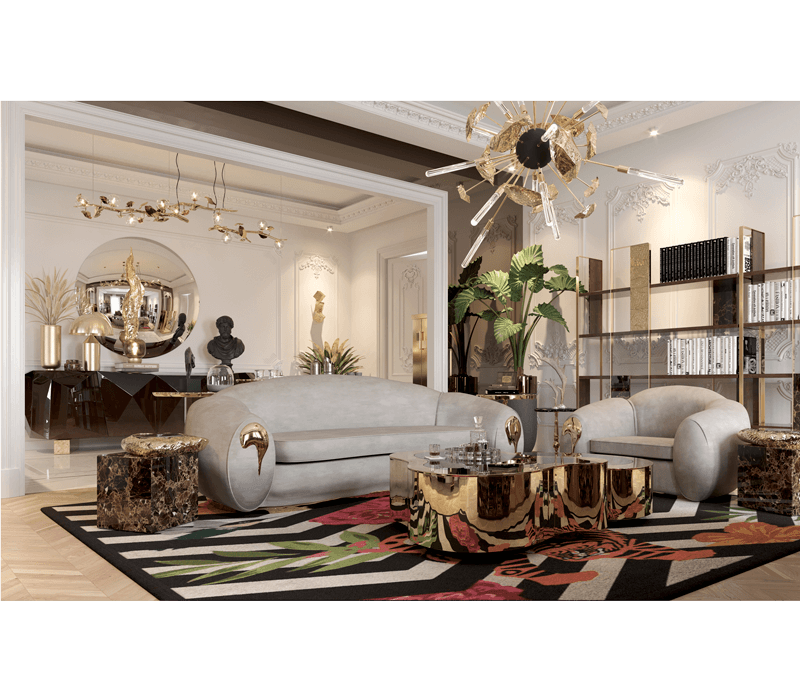 Stonehenge Emperador Side Table mobile image 6