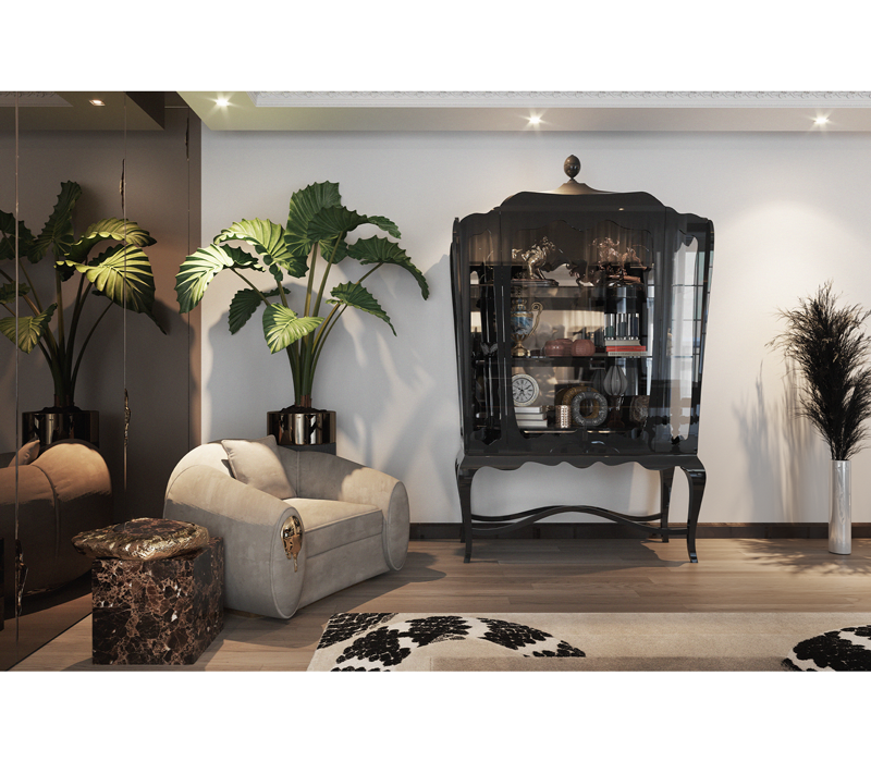 Stonehenge Emperador Side Table mobile image 7