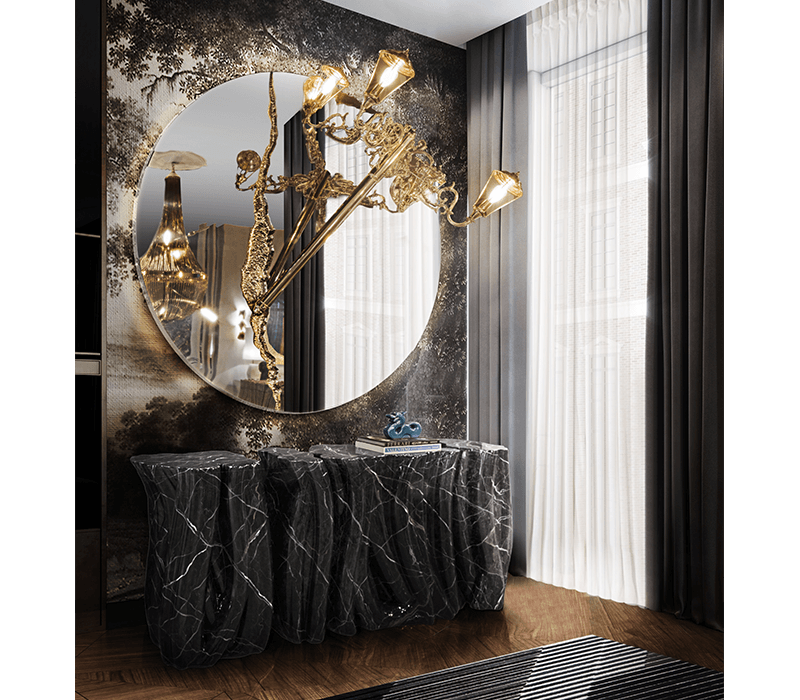Lumiere Round Mirror mobile image 7