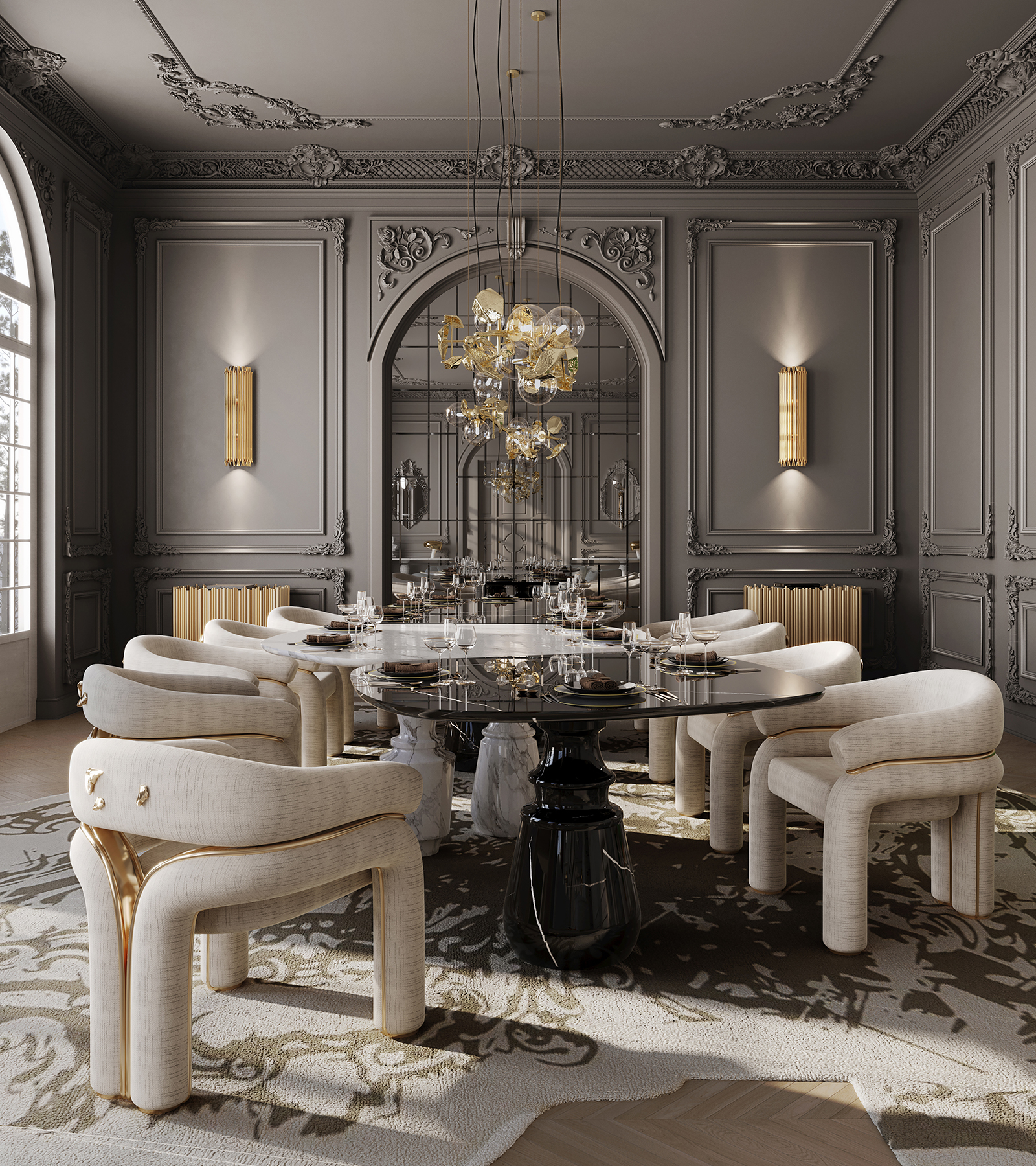 pietra oval nero marquina