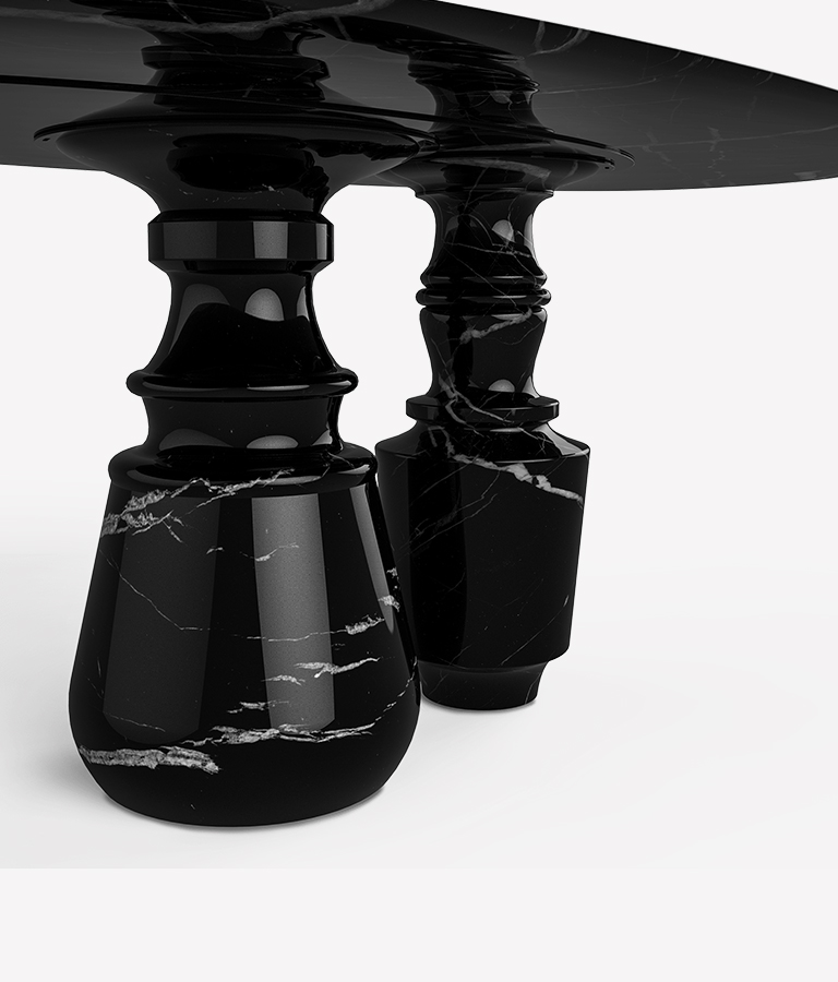 pietra oval nero marquina