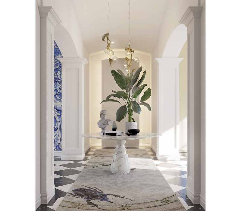 Pietra Round Estremoz Table mobile image 8