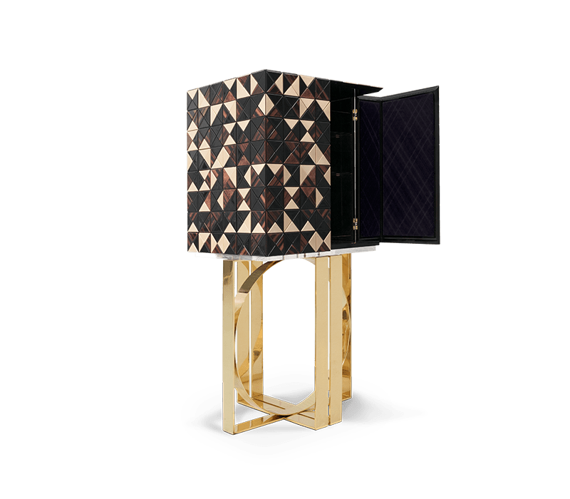 Pixel Walnut Cabinet mobile image 2