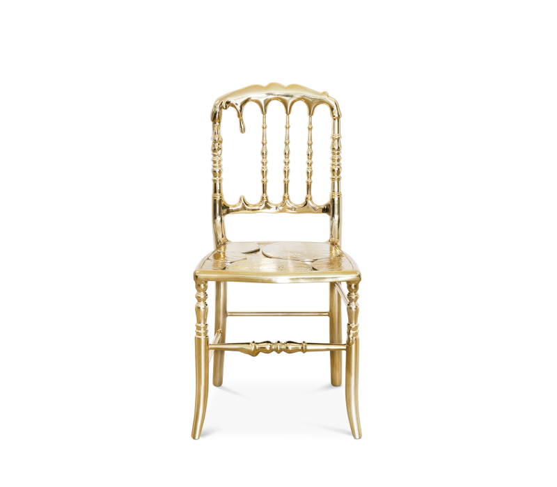 Emporium Gold Chair mobile image 1