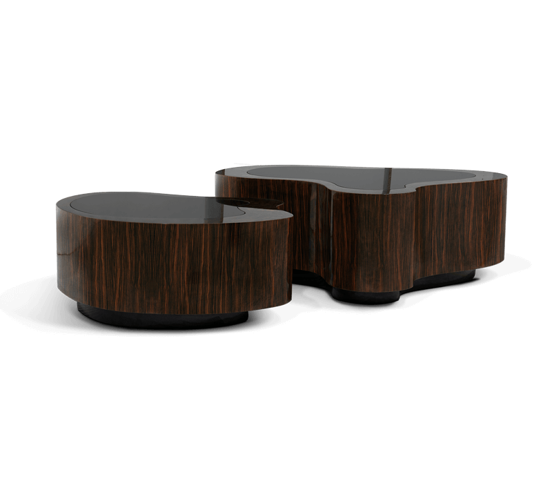 Wave    Ebony Center Table mobile image 1