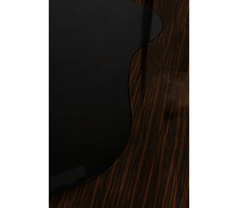 Wave    Ebony Center Table mobile image 2