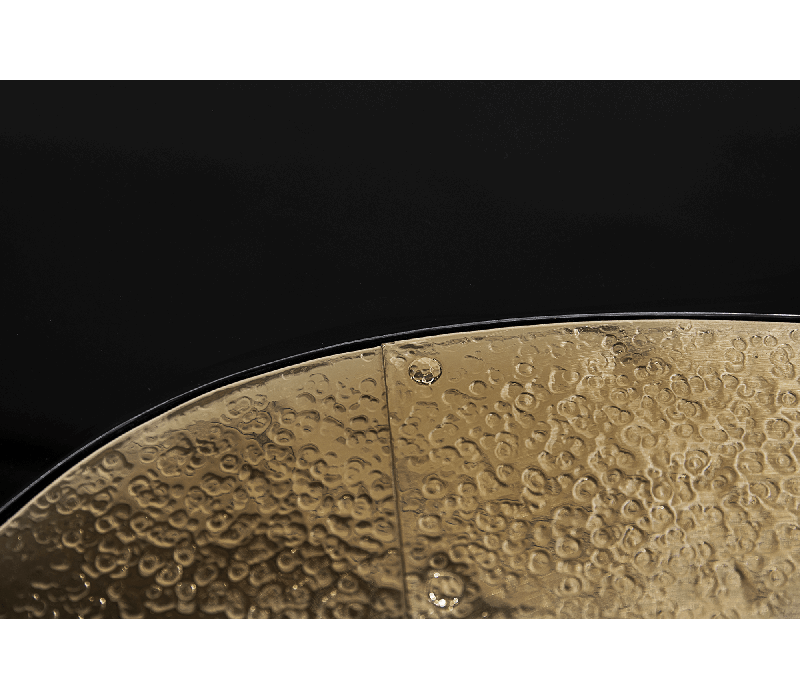 Wave Hammered Patina Center Table mobile image 6