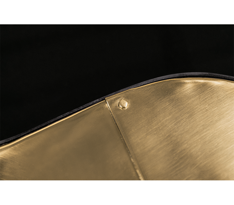 Wave Big Polished Patina Center Table mobile image 5