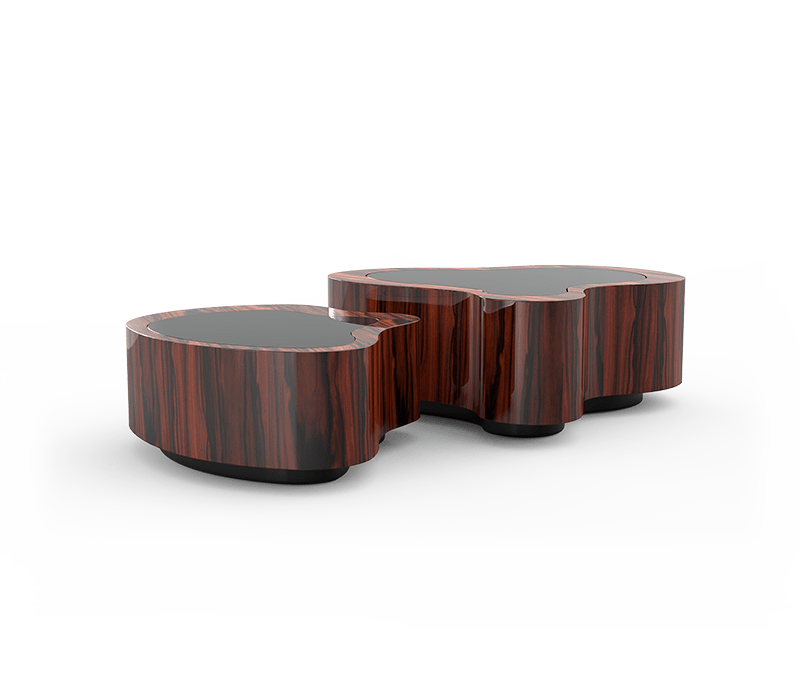 Wave Pau Santo Center Table mobile image 1