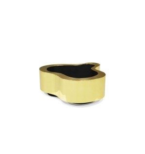 wave small polished brass