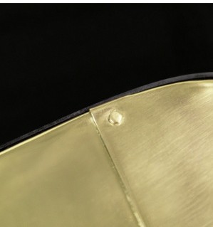 wave small polished brass