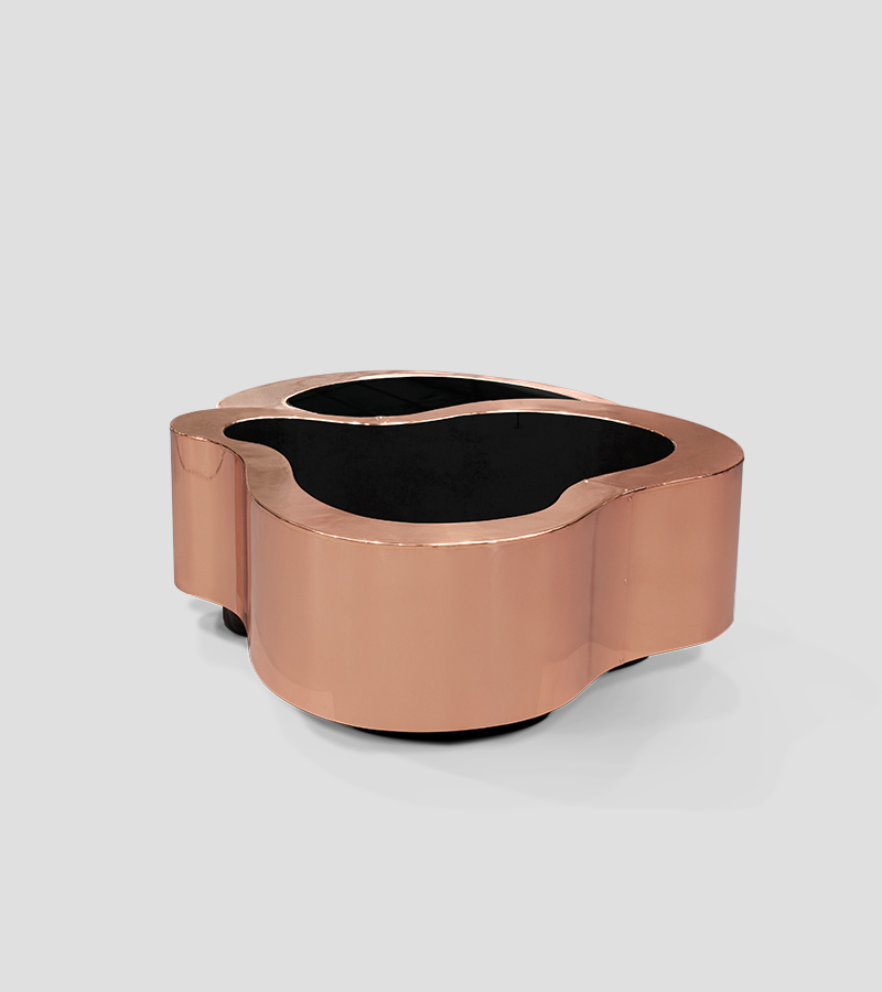 wave small polished copper
