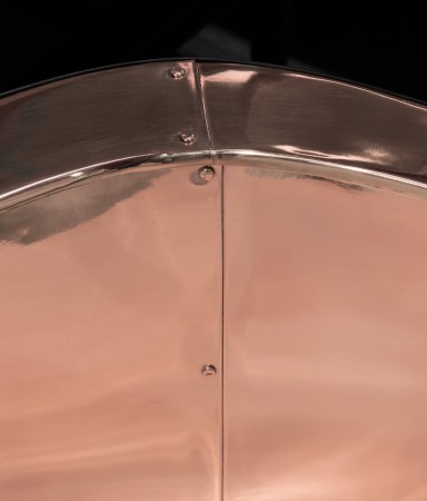 wave small polished copper