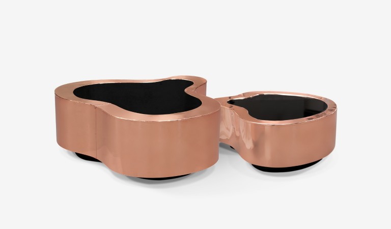 wave small polished copper