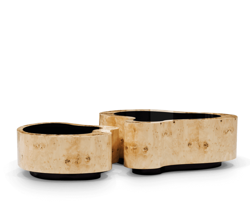 Wave Big Poplar Root Center Table mobile image 1