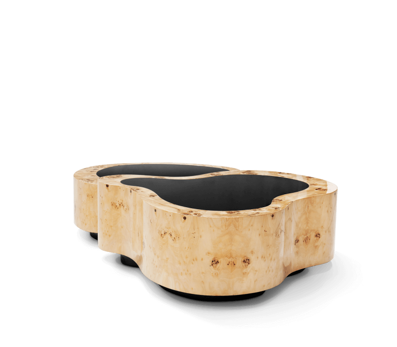 Wave Big Poplar Root Center Table mobile image 3