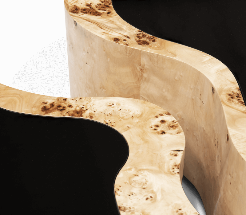 Wave Big Poplar Root Center Table mobile image 4