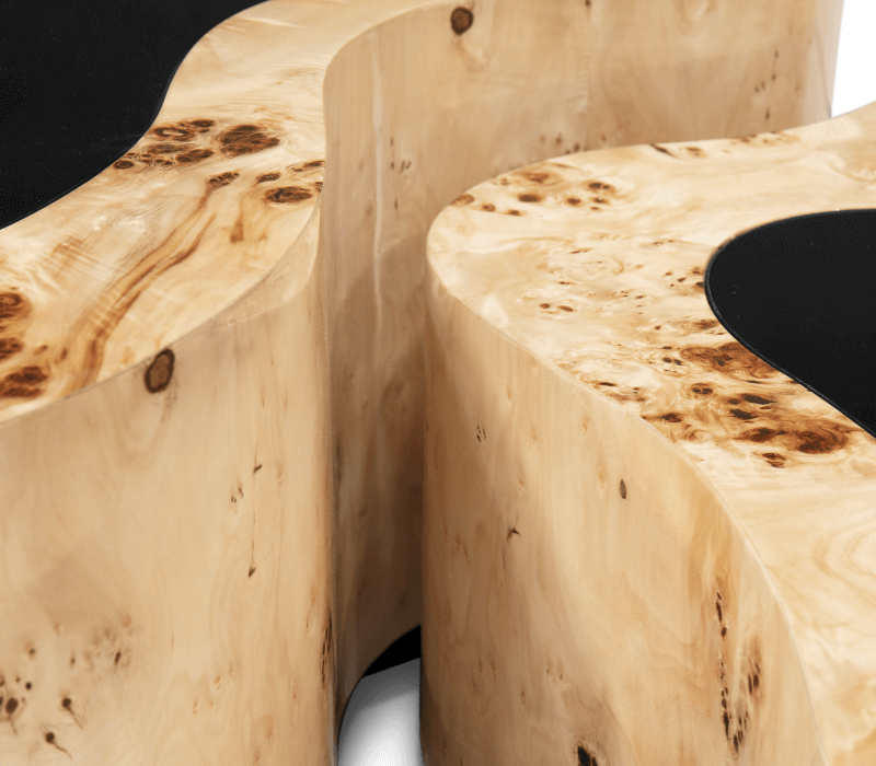 Wave Big Poplar Root Center Table mobile image 7