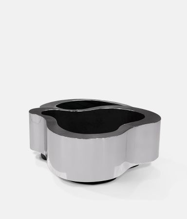 wave  polished stainless steel