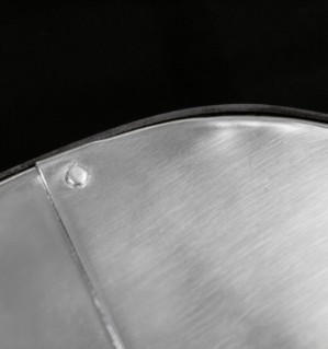 wave  polished stainless steel
