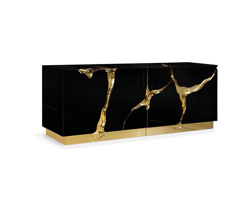 Lapiaz Black Sideboard mobile image 2