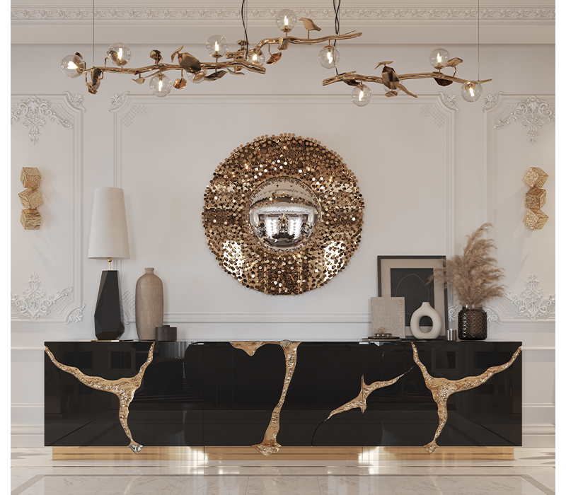Lapiaz Black Sideboard mobile image 9
